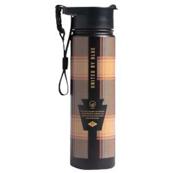 United By Blue 22oz Obsidian Plaid Insulated Steel Water Bottle - Picture 4 of 8
